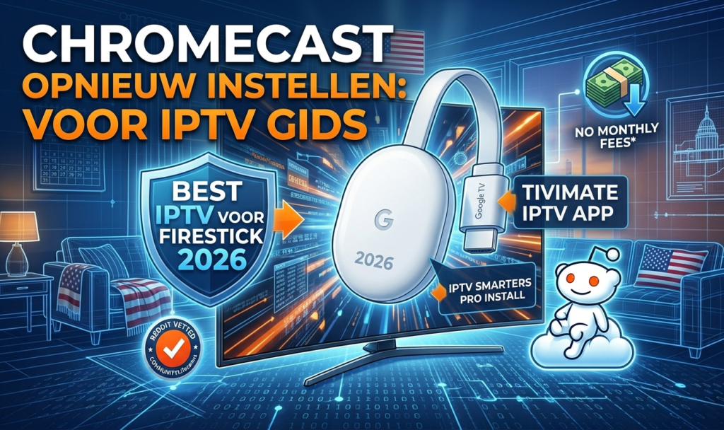 chromecast opnieuw instellen